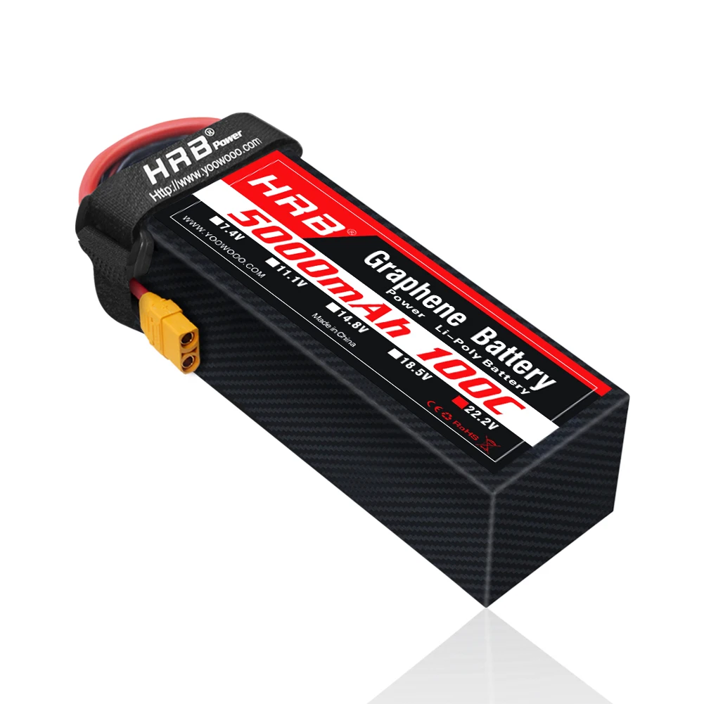 6S Lipo Battery 22.2V 5000Mah - 1 szt. Bateria grafenowa HRB 22.2V