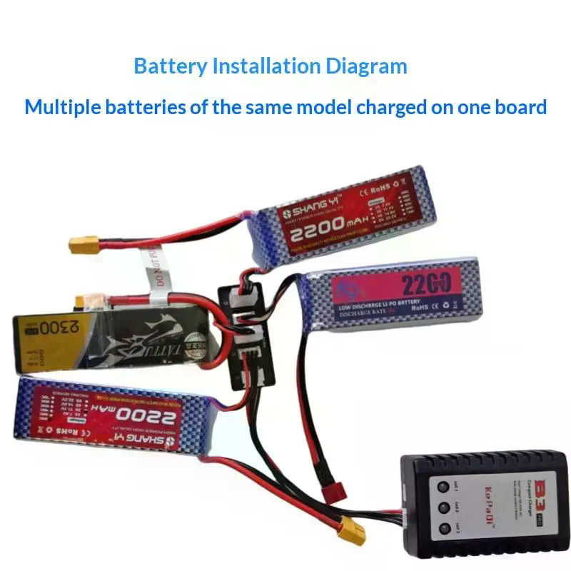 Równoległe ładowanie akumulato – 12S Lipo Battery Balancing Board recenzja i cena