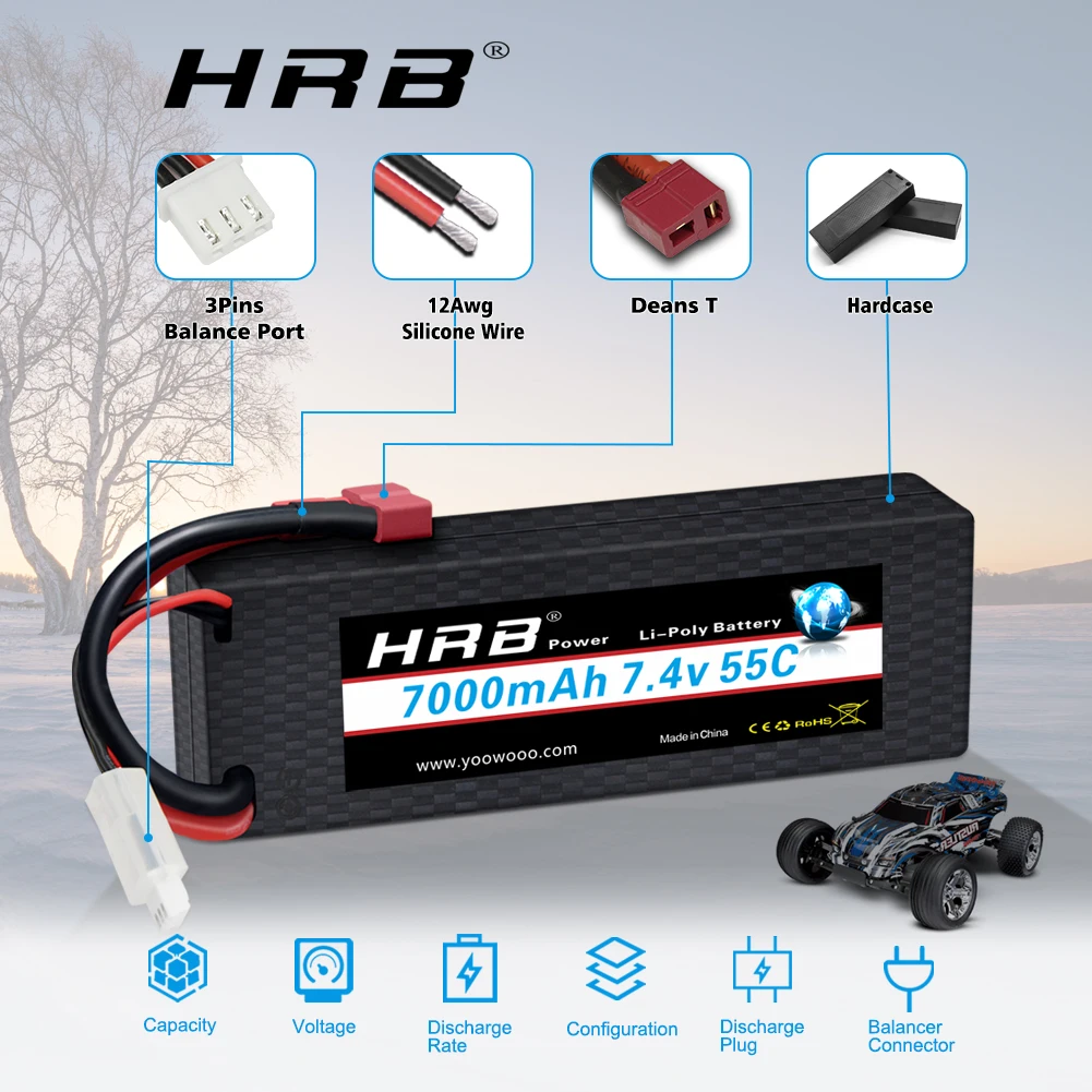 Akumulator Lipo HRB 2S 3S 4S 6 – 6S Lipo Battery 22.2V 5000Mah recenzja i cena