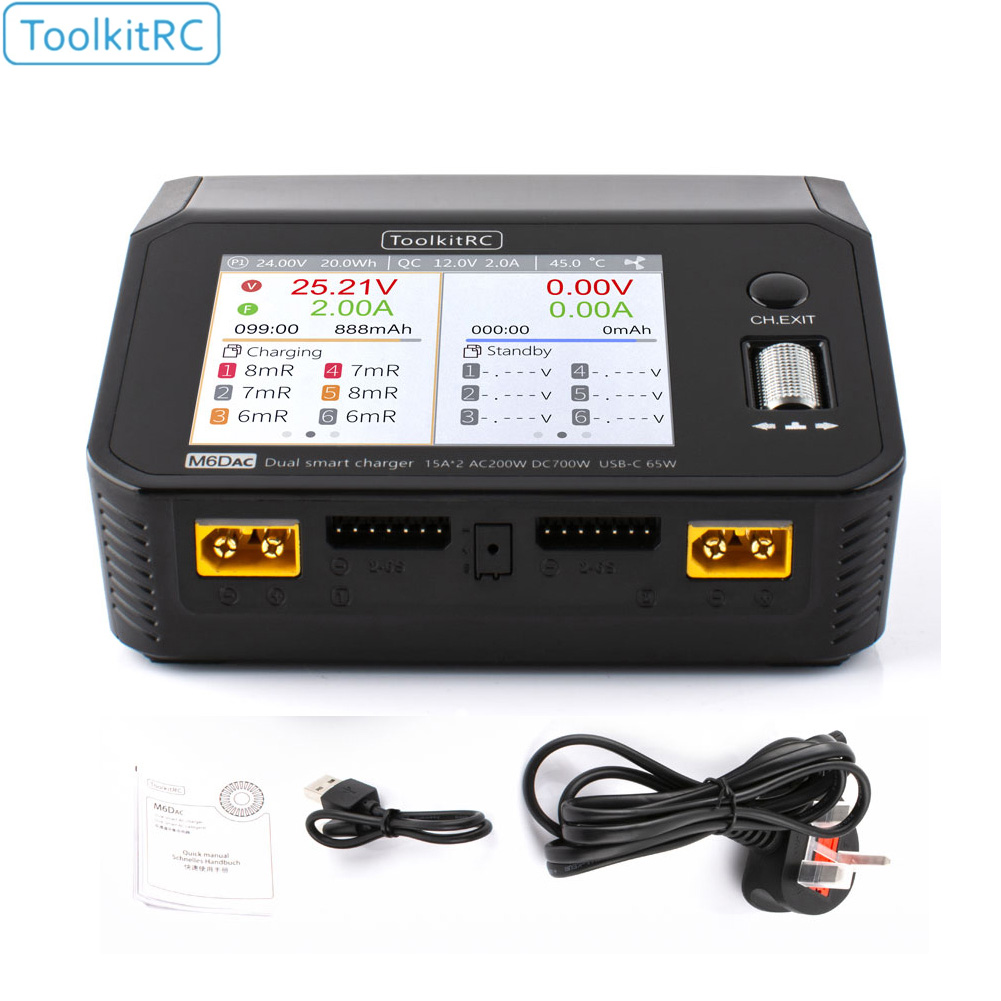 ToolkitRC M6DAC Dwukanałowa In – Toolkitrc M6Dac Smart Charger recenzja i cena